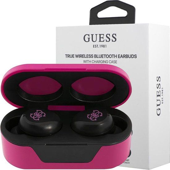 Guess True Wireless Bluetooth In-Ear Oordopjes - Magenta