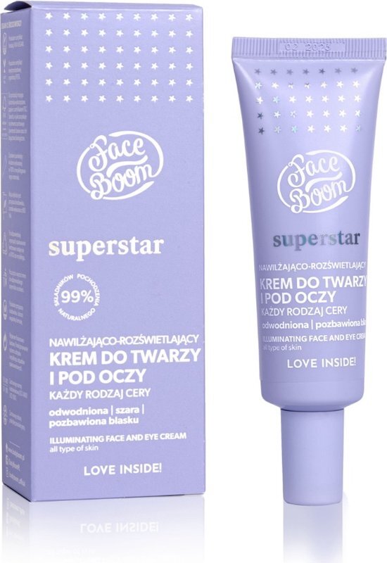 Superstar hydraterende en verlichtende gezichts- en oogcr&#232;me Glossy Debossy 50ml