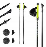 KADVA Raylan Nordic Walking Stokken - 130 cm - Lichtgewicht Carbon/Glasvezel
