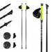 KADVA Raylan Nordic Walking Stokken - 130 cm - Lichtgewicht Carbon/Glasvezel