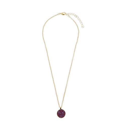 Otazu gold plated ketting met Swarovski Kristallen