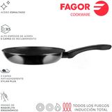 Fagor Indutherm Poêle Noir Acier Émaillé (Ø 26 cm)