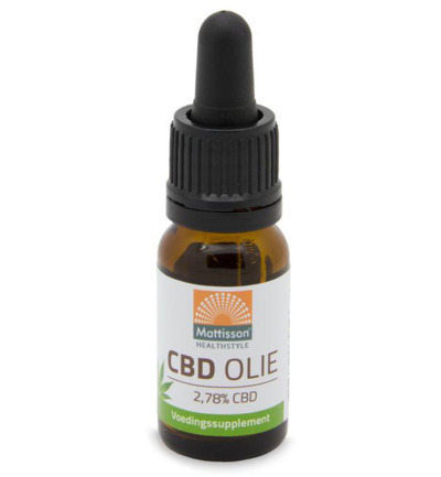 - Mattisson HealthStyle CBD Olie 2.78% 10ml