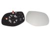 ALKAR Verre de rétroviseur, rétroviseur extérieur 6432816 droit, convexe | Compatible avec : PORSCHE CAYENNE