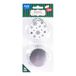 PME Kerst folie gevoerde cupcake gevallen - zilveren sneeuw (Pack van 60)