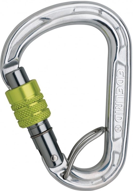 Edelrid HMS Strike FG karabiner met geÃ¯ntegreerde clip