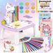Projecteur de dessin pour enfants - 52 pièces - 72 motifs - Violet