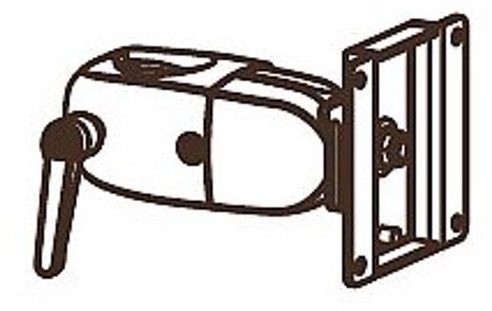 Ergotron DS Series DS100 Clamping Single Pivot 76,2 cm (30") Zwart
