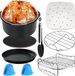 Equivera Accessoires pour friteuse à air - Set d'accessoires pour friteuse à air - Convient aux friteuses à air chaud