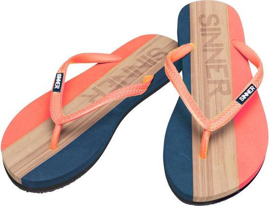 Sinner Capitola Dames Slippers - Oranje/Licht bruin - Maat 37