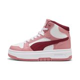PUMA Rebound Femme Mid sneakers pour Femmes, Rose/Blanc, Taille 38,5