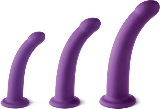 Virgite Dildo Set - Paars - 3-delig