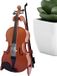 Bol Mini Viool Décoration - Instrument de Musique - Embellir l'Intérieur - Détails sculptés à la main - 10 x 4 x 2 cm - Brun