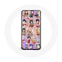 Maniacase Hoesje voor Samsung Galaxy J7 2016 Demon slayer merry christmas poster