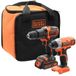BLACK+DECKER Gereedschap Set 18V BCK21S1S