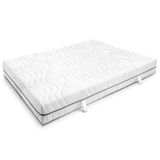 Sleezzz Smart matras, Stiftung Warentest Note 1.9 (Edition 02/2023), 90 x 200 cm, hoogte 18 cm, hardheid H3, 7 zones met Air Memory Foam