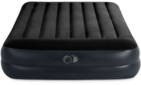 Intex Pillow Rest Raised Airbed - Double - Blue - Built-in Pump