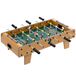 HOMCOM Table de football Bois 69x37x24cm Bois naturel