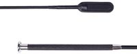 QHP Dressuurstok Steady Zwart Kunstleer Glasvezel 100 cm