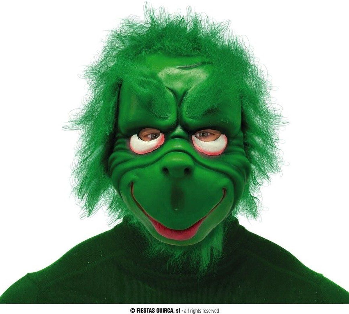FIESTAS GUIRCA Groen Grinch-masker - Synthetisch - Groen - 2022