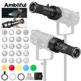 Ambitful AL300Pro Optische Focuscondensor Art Special Effects Vormgevende Lichtcilinder met Vorm- en Kleurgels voor SL150III, SL300III, VL150, FV150, LA150R, LA300R, LA150D, LA200D, SL-60R