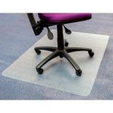 Floortex Stoelmat PVC 120x90cm voor zachte vloeren