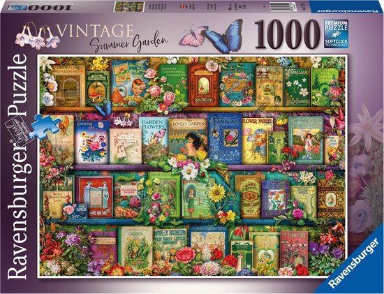 Ravensburger Vintage Tuinboeken Puzzel (1000 stukjes)