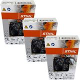 Stihl 3x 3/8" Rapid Super (RS) zaagketting 63 cm 1.6 mm