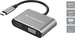 Conceptronic DONN16G 4-in-1 USB 3.2 Gen 1 dockingstation