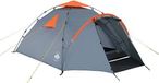 Lumaland Familietent Camping Outdoor Quick Up System 220 X 220 X 130 Cm - Grijs - 3 Persoons