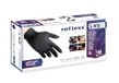 Reflexx L45/L – Powder Free Black Latex Gloves – g. 6.2 (M), size L