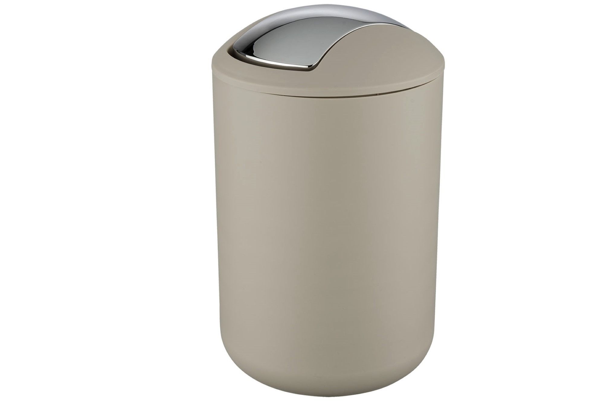 WENKO Tropic Afvalemmer 31x19.5x19.5cm kunststof taupe 21222100