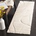 SAFAVIEH Florida Shag Collection, hoogpolig, crème voor woonkamer, eetkamer, slaapkamer, 69 x 213 cm