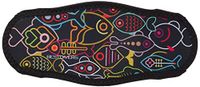 Best Divers Neopreen maskerriem, dubbel blad, vissen, uniseks, volwassenen, meerkleurig, eenheidsmaat