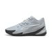 PUMA The Dagger uniseks basketbalschoenen, Grijs/Wit, Maat 46