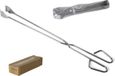 Gerimport Vleestang - RVS - voorzien van kartelrang - BBQ tang - 55 cm