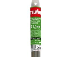 TELWIN - Rutiel laselektroden voor lassen RVS - 2,5x300x10