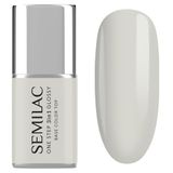 Semilac S110 Semilac - 3-in-1 uv-nagellak - glanzend wit - 7 ml - met basis en toplaag - glanzend en 21 dagen houdbaarheid - eenvoudig aan te brengen zonder schubben