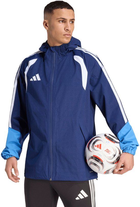 adidas Jas Heren Tiro 26 Rain Jacket Donkerblauw - Maat S