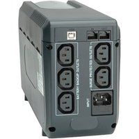 Secomp ROLINE DesignSecure 625 UPS - 625 VA - zwart, zilver