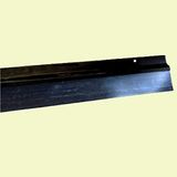 Tochtstrip van aluminium, 250 (2 x 1,25 m), zwart
