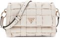 GUESS Marion Flap Shoulder Bag Bone crème