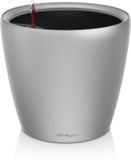 LECHUZA CLASSICO PREMIUM LS 21 Plantenbak - Zilver Metallic - Ø22cm