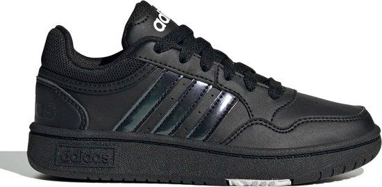 Adidas Hoops 3.0 Sneakers Junior - Zwart - Maat 38 2/3