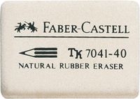 Faber-Castell Rubbergum Wit 1 Stuk