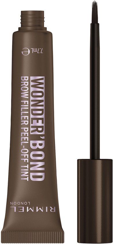 Rimmel Wonder'Bond Brow Filler Peel-Off Tint, 003 Dark Brown