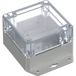 TRU COMPONENTS TC-13865252 Boîtier industriel 121,5 x 91,5 x 60 ABS-PC Gris clair, Transparent 1 pièce