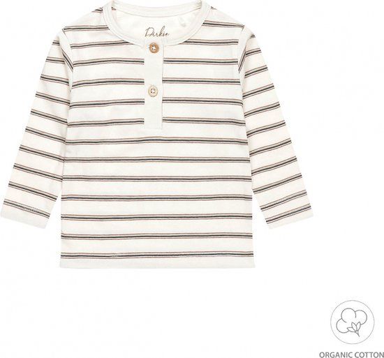 Dirkje jongens longsleeve organic cotton Off white - NOOS BOYS 2024