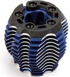 Traxxas Tête de refroidissement, PowerTune (aluminium usiné, anodisé bleu)