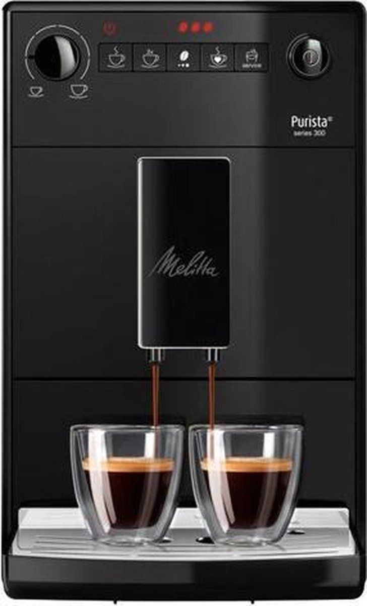 Melitta Purista Pure Zwart F230-002 - Koffiezetapparaat